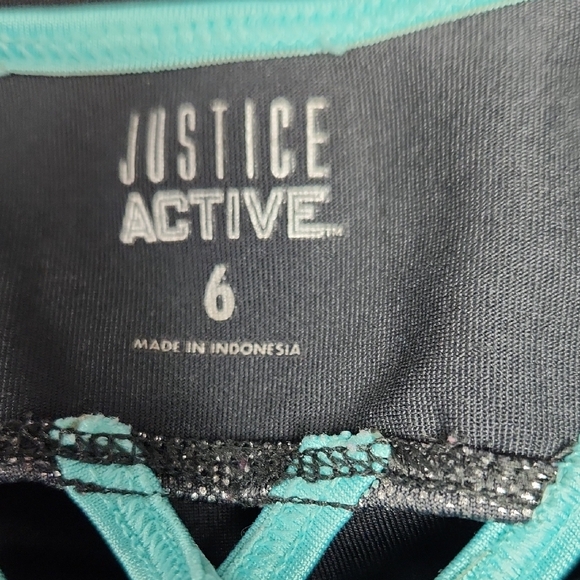 Justice Kids Bodysuit - Black and Silver - Picture 3 of 3